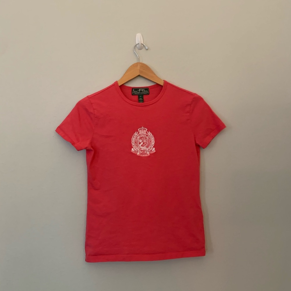 lauren active lauren ralph pink short sleeve